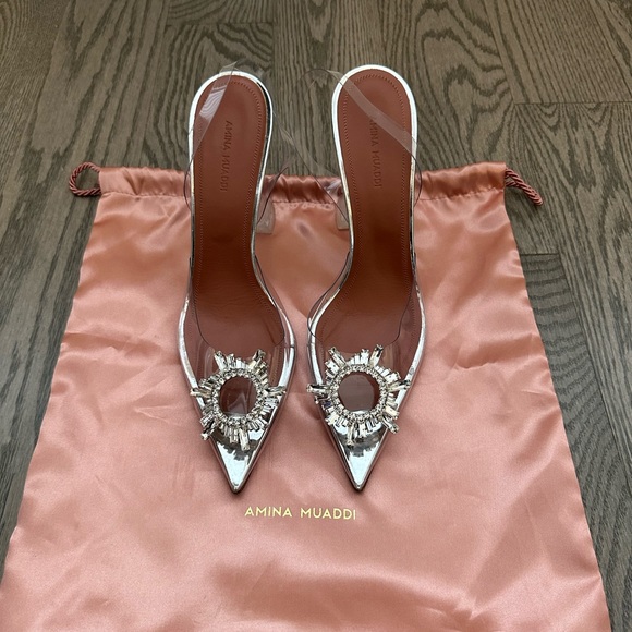 SOLD! AMINA MUADDI BEGUM PVC SLINGBACK - Picture 2 of 9